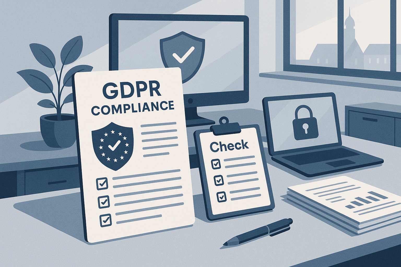 GDPR-dokumentation & driftskontroller
Løsninger og skabeloner, der hjælper dig med at opbygge og vedligeholde den nødvendige GDPR-dokumentation og sikre effektive driftskontroller. Få styr på behandlingsaktiviteter, risikovurderinger, tekniske og organisatoriske foranstaltninger samt løbende compliance-rapportering. Ideelt for virksomheder, der ønsker at dokumentere ansvarlig databeskyttelse og stå stærkt ved tilsyn eller audit.