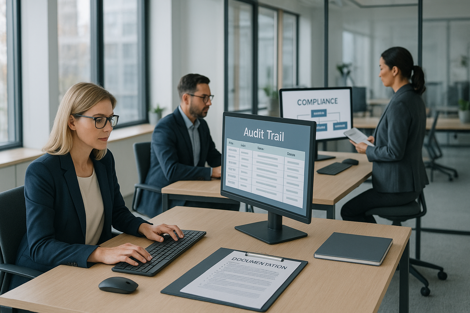 Rådgivning og implementering, der holder til audit, modern